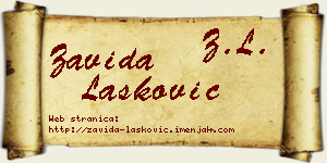 Zavida Lasković vizit kartica